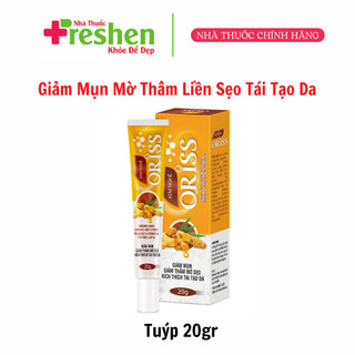 Kem nghệ giảm mụn mờ thâm liền sẹo kích thích tái tạo da oriss tuýp 20g