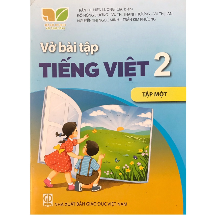 Sách - Vở bài tập Tiếng Việt Lớp 2 Tập 1 - Kết nối Kèm 1 tờ Thời Khóa Biểu