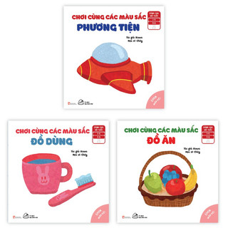 Sách - Ehon bộ Nhận biết - Chơi cùng các màu sắc (Dành cho bé 0 - 6 tuổi)