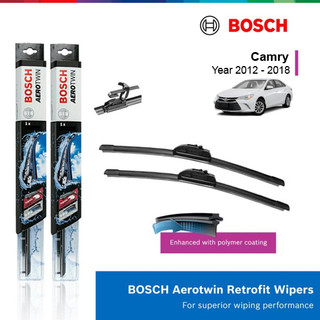 Bộ gạt mưa bosch aerotwin 26" & 18": toyota camry đời xe 2012 đến 2018