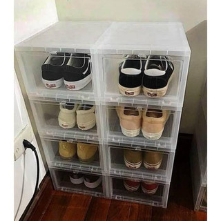  Hộp Đựng Giày Nhựa Cứng Cao Cấp Việt Nhật Box Đựng Giày Size Lớn Nguyên Khối 3 Tầng chắc chắn 