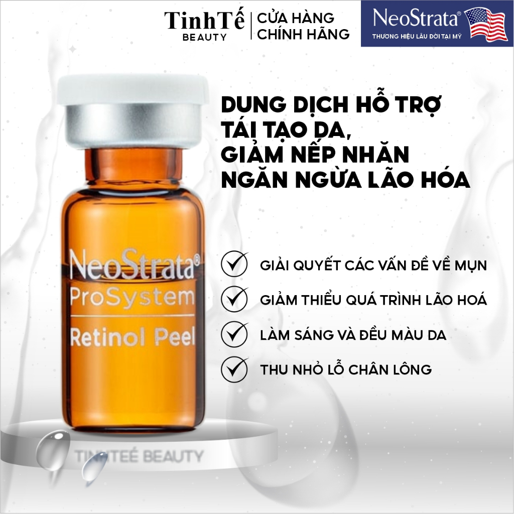 Dung Dịch Hỗ Trợ Tái Tạo Da Neostrata Prosystem Retinol Peel 1.5ml, Peel da Ekseption Retin-oil 5ml 