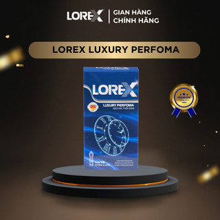 Bao cao su Lorex Perfoma kéo dài thời gian size 49mm, hộp 10 bao