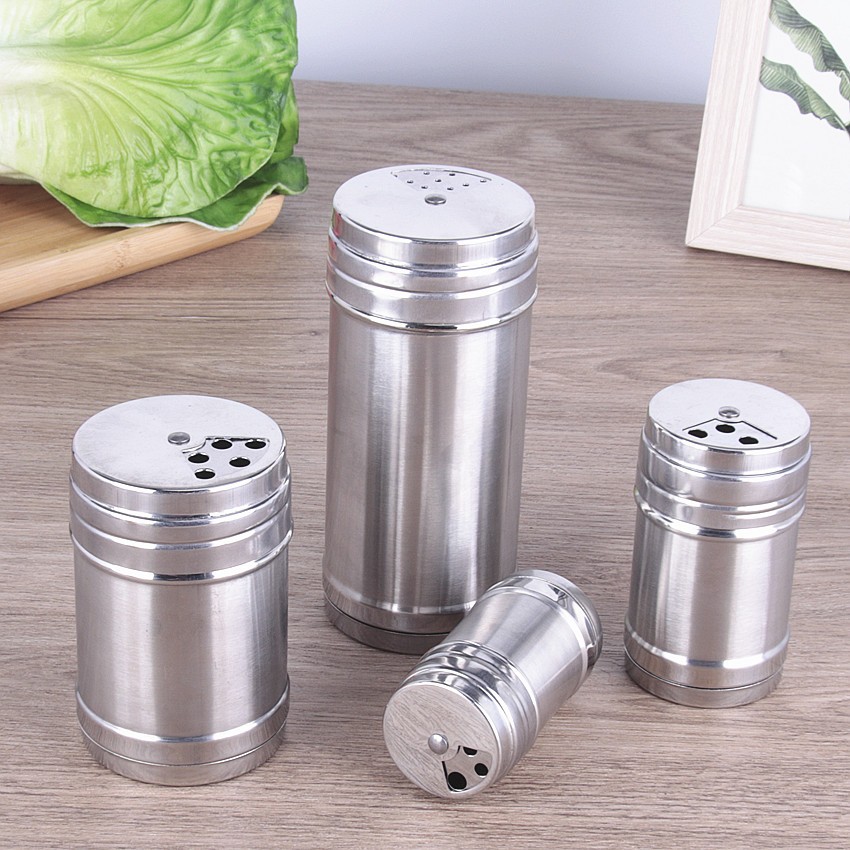 Hủ Đựng Tăm , Đựng Tiêu Inox bền, đẹp Size ( 8,9,10,14cm ) - Tâm Tâm Foods