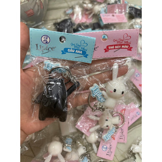 MÓC KHOÁ SIÊU CUTE THỎ GẤU LIPICE