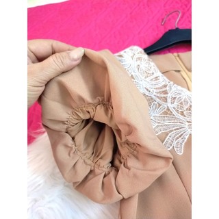 Đầm hiệu LYN dáng A tay bồng
