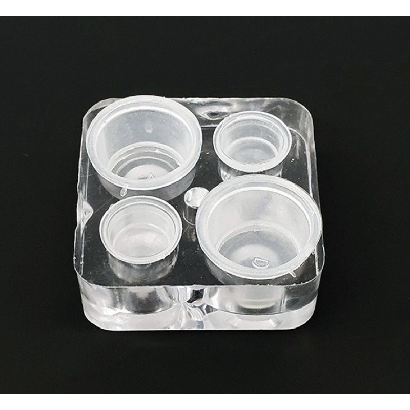 Đế 4 Ô Đựng Chum Mực Phun Xăm Thẩm Mỹ