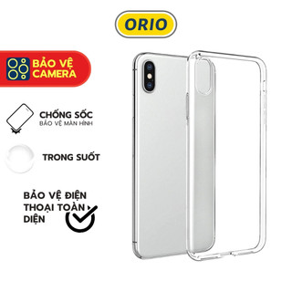 Ốp iPhone silicon trong suốt cho 6/6s/7/8/x/xs/xr/xsmax/11/12/13/14/15/plus/pro/promax - ORIO