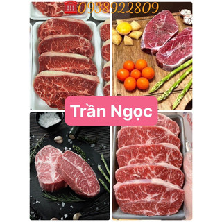 Lõi vai bò Mỹ - làm steak / nướng siêu thơm ngon 1 khay 500gr