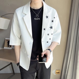 Áo vest nam tay lỡ form rộng họa tiết ngôi sao cá tính làm nổi bật chiếc áo H74