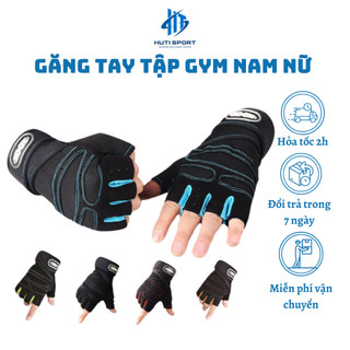 Găng tay tập gym huti sport, bao tay thể thao thể hình tập gym tập tạ nam nữ chính hãng giá rẻ