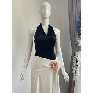 SIZE>58KG ĐẦM PHỐI MÀU CỔ TIM TRẺ TRUNG