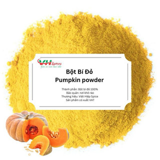 Bột bí đỏ nguyên chất túi 1kg việt hiệp