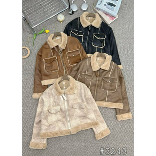 Áo khoác da lộn nắp túi AKK227 the.sweaterweather TSW