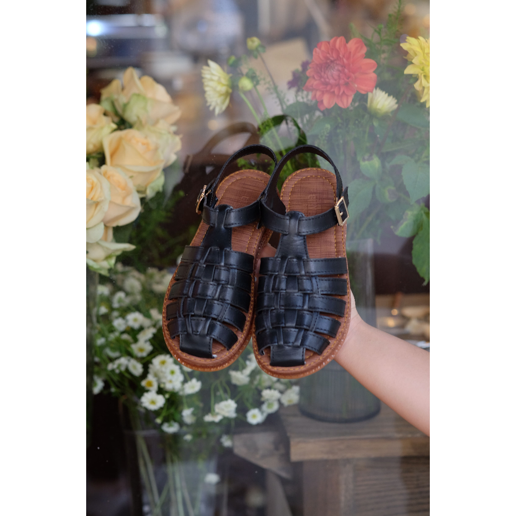 Giày Sandal Asa Gladiator Rọ Quai Cài Da Thật Dễ Thương (Có Sẵn/Ảnh Thật Shop Chụp)
