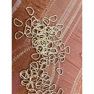 Phụ kiện túi xách: Khoen D nhí dày 1cm