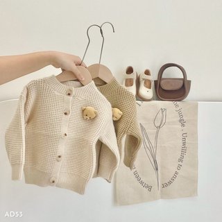 Áo len cho bé gái Thanh Hằng Baby, áo len thu đông bé gái từ 11kg - 31kg