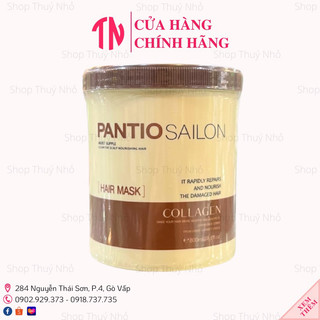 [ẢNH THẬT] Hấp dầu Pantio Salon Collagen dành cho tóc nhuộm, hư tổn cung cấp dưỡng chất cho tóc thêm bóng mượt - 1000ml