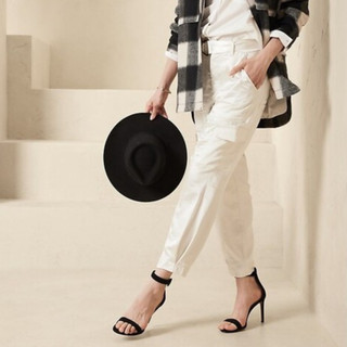 Quần baggy lụa kèm belt B4nan4 xuất khẩu