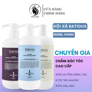 Dầu gội xả phục hồi, dưỡng ẩm, tăng phồng batious 500ml - 960ml