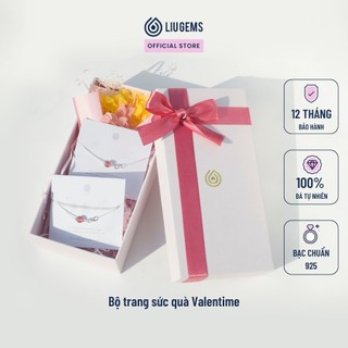 Bộ Trang Sức Dây Chuyền Lắc Tay Bạc 925 Vô Cực Quà Tặng Gắn Kết Cặp Đôi Thời Trang Cá Tính CB01