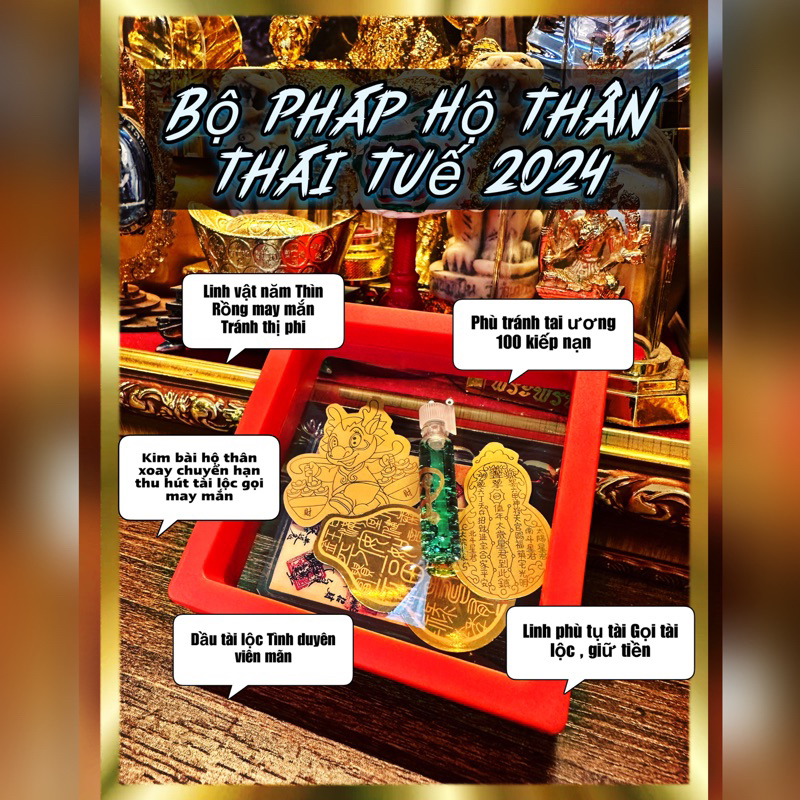 combo Thiệp hộ thân 2024