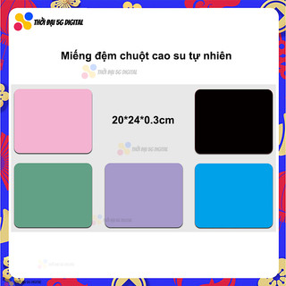 Lót chuột, pad chuột cỡ 20x24x0.3cm,chống trượt,di chuột dễ dàng,Chất liệu cao su tự nhiên