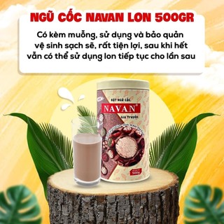 NGŨ CỐC NAVAN LON 500G GIÁ SỈ (BỘT NGŨ CỐC PHA UỐNG)