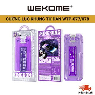  Kính cường lực tự dán KINGKONG WEKOME WTP-077/078 cao cấp mới nhất, bảo vệ màng loa cho lph 14 15 Pro Promax