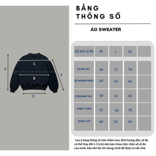 Áo Sweater Gouni Basic V2. Unisex