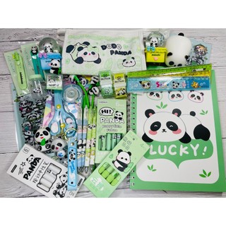 Đồ Dùng Học Tập Gấu Trúc Dễ Thương, Bộ Đồ Dùng Học Tập Hình Panda, Phụ Kiện Gấu Trúc, Bút Gấu Trúc, Chuốt Chì Gấu Panda