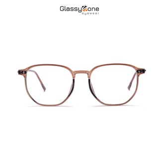 Gọng kính cận, Mắt kính giả cận nhựa Form Vuông thời trang Nữ Ivory - GlassyZone