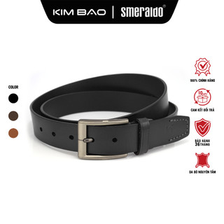 Dây nịt da nam, thắt lưng da nam kim bảo cb_đk3.5_mp12, mp15 đầu khóa kim da bò màu đen, nâu, bò