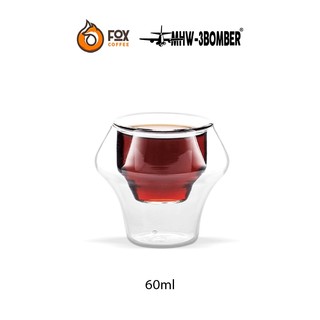 Cốc thủy tinh 2 lớp cách nhiệt 60ml mhw-3bomber | nighten cup