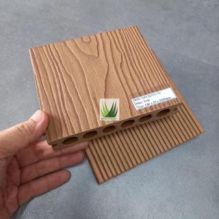 Thanh sàn hồ Bơi vân gỗ  3D, kt 140x25x2200mm, loại 6 lỗ tròn (vận chuyển cắt 1.1m)