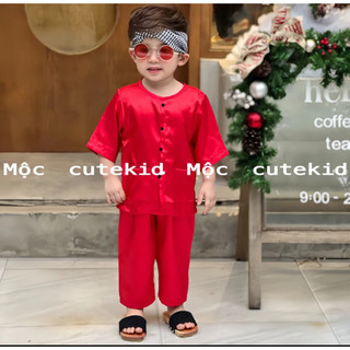 Bán sỉ bộ lụa bà ba dài tay cho bé