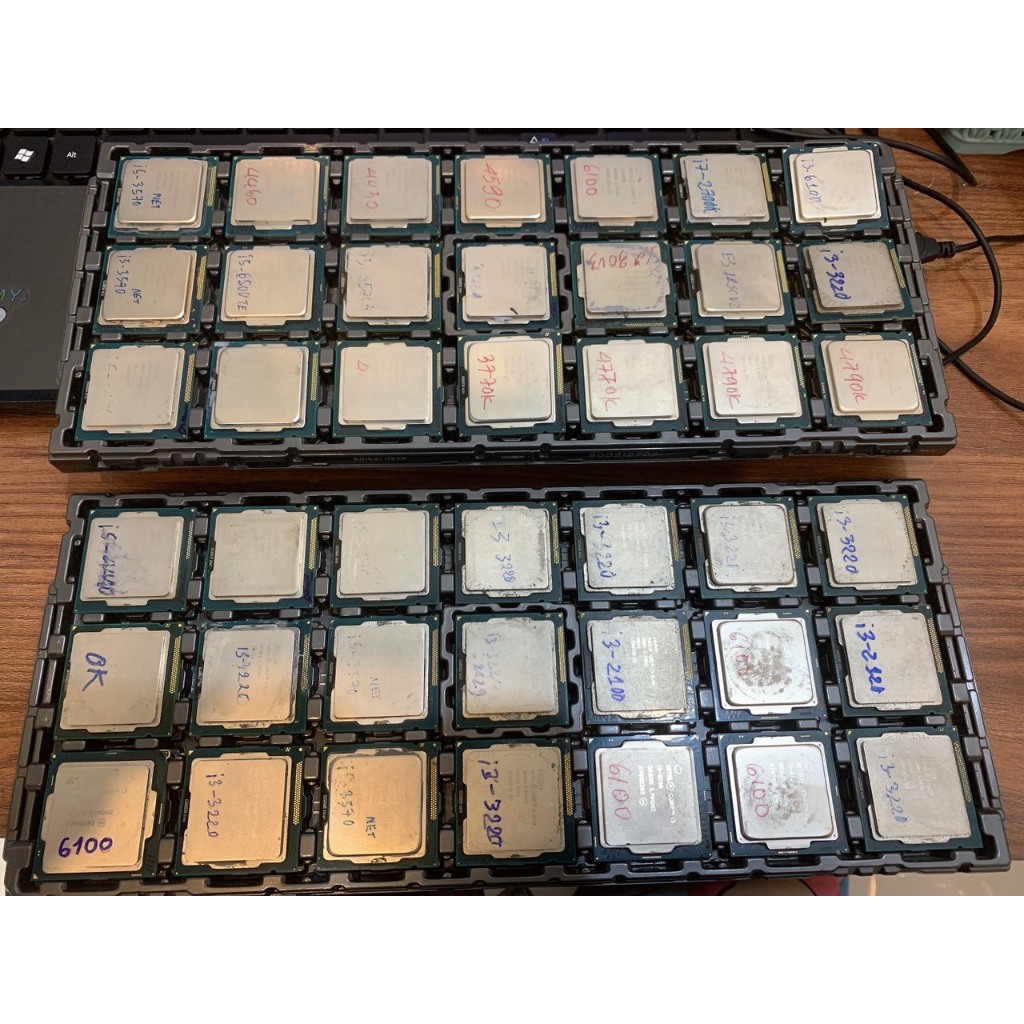 CPU G4600 (SOCKET 1151V1), CPU 1225V5 (SOCKET 1151), I7 3770, I5 2500