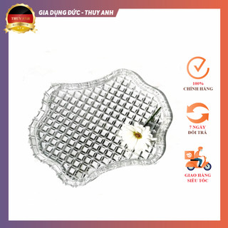 Khay pha lê Bohemia Crystal Diamond Cut 30,5cm - pha lê Tiệp cực đẹp