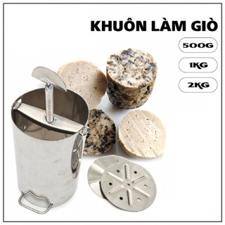 Khuôn làm giò thủ inox không gỉ đủ size 0,5kg 1kg 2kg