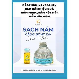 Combo kem nám melasma kay beauty giảm sạch nám da