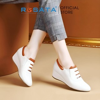 Giày thể thao nữ đế bằng mũi nhọn tăng chiều cao 4 phân êm chân ROSATA RO624