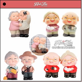 Búp bê Ông Bà dùng trang trí bánh sinh nhật, bánh rau câu