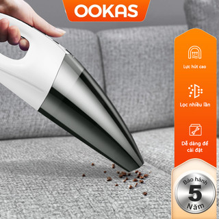 OOKAS Máy Hút Bụi Cầm Tay Mini Không Dây Vệ Sinh Ô Tô Gia Đình Hút Bụi Giường Nệm Lông Chó Mèo