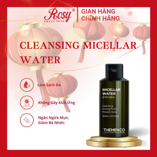Nước Tẩy Trang The Menco Micellar Water 100ml Làm Sạch Bã Nhờn, Bụi Bẩn Dành Cho Nam Giới