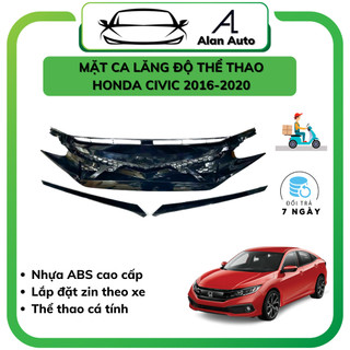 Mặt ca lăng độ xe honda civic 2016- 2020, mẫu ca lăng thể thao. nhựa abs cao cấp