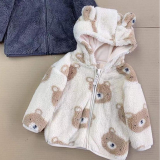 Áo khoác lông gấu Next sz 0-24M