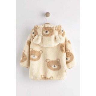 Áo khoác lông gấu Next sz 0-24M