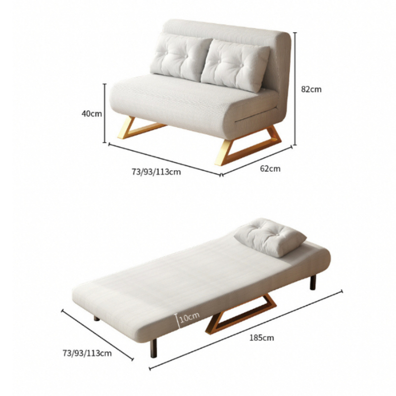 Ghế Sofa Giường Gấp Gọn Đa Năng 3 Trong 1, Sofa Giường Decor Thông Minh Chất Liệu Nhung Nỉ Thoáng Khí Cao Cấp Hapo | BigBuy360 - bigbuy360.vn