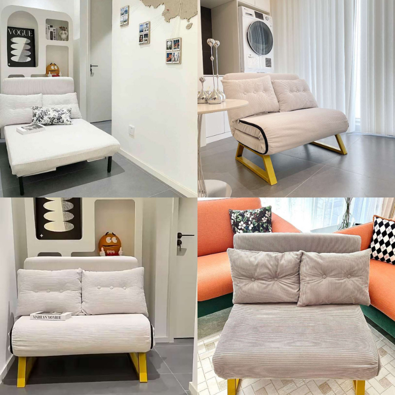 Ghế Sofa Giường Gấp Gọn Đa Năng 3 Trong 1, Sofa Giường Decor Thông Minh Chất Liệu Nhung Nỉ Thoáng Khí Cao Cấp Hapo | BigBuy360 - bigbuy360.vn