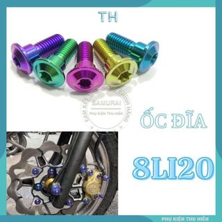 Ốc Gr5 8Li20 có gờ gắn đĩa cho Wave, Sirus, Winner, Winner X, Exciter 150, Exciter 155,..... ( giá 1 con)